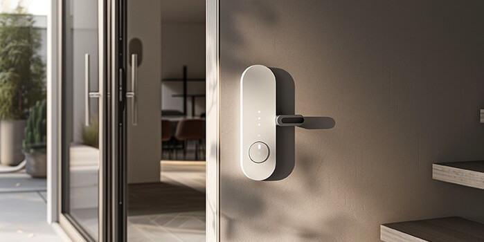 Wohnungstür mit digitalem Wohnungsschlüssel