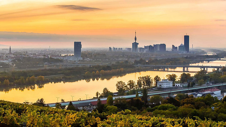 Aufnahme der Stadt Wien