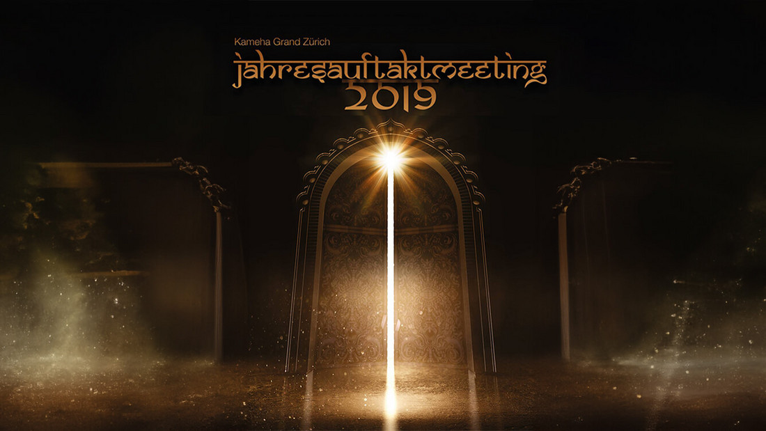 Plakat Jahresauftaktmeeting 2019, Illustration Thema Indien