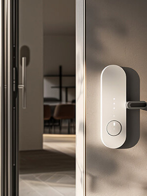 Wohnungstür mit digitalem Wohnungsschlüssel