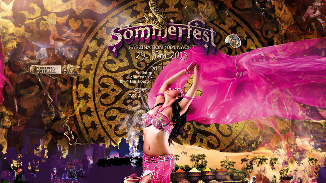 Illustration zum Thema Faszination 1001 Nacht am Sommerfest 2013
