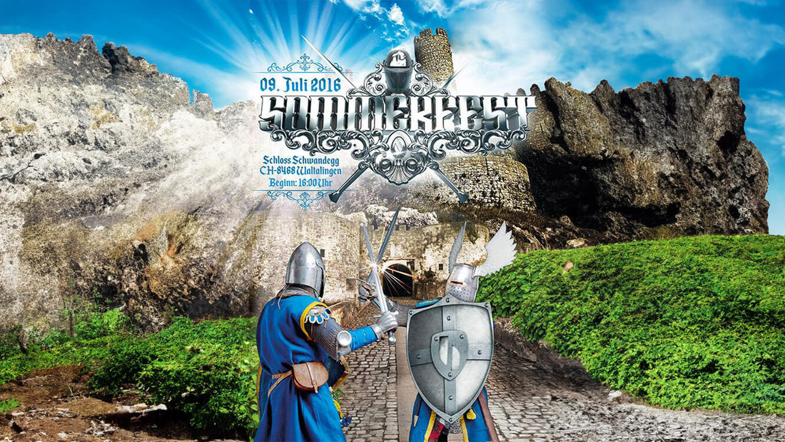 Illustration zum Thema Ritter am Sommerfest 2016