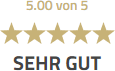 5 von 5 Sternen: sehr gut
